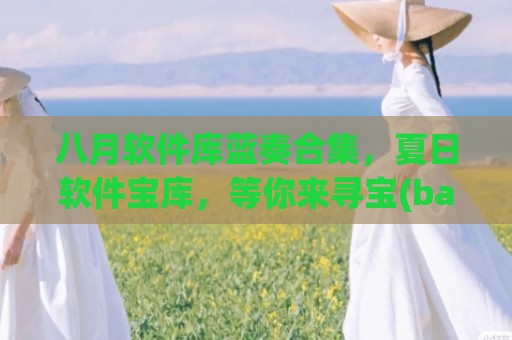 八月软件库蓝奏合集，夏日软件宝库，等你来寻宝(bay软件库)